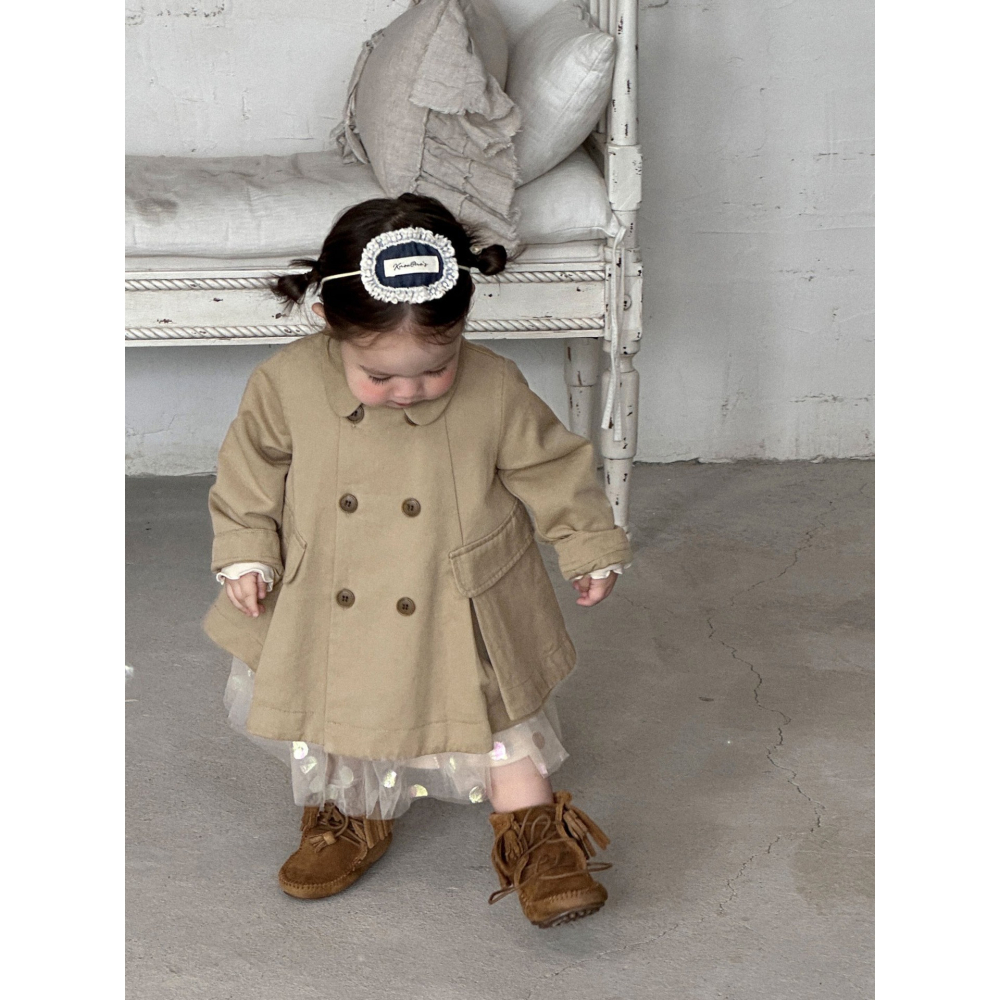 雙排扣風衣S509414-細節圖6