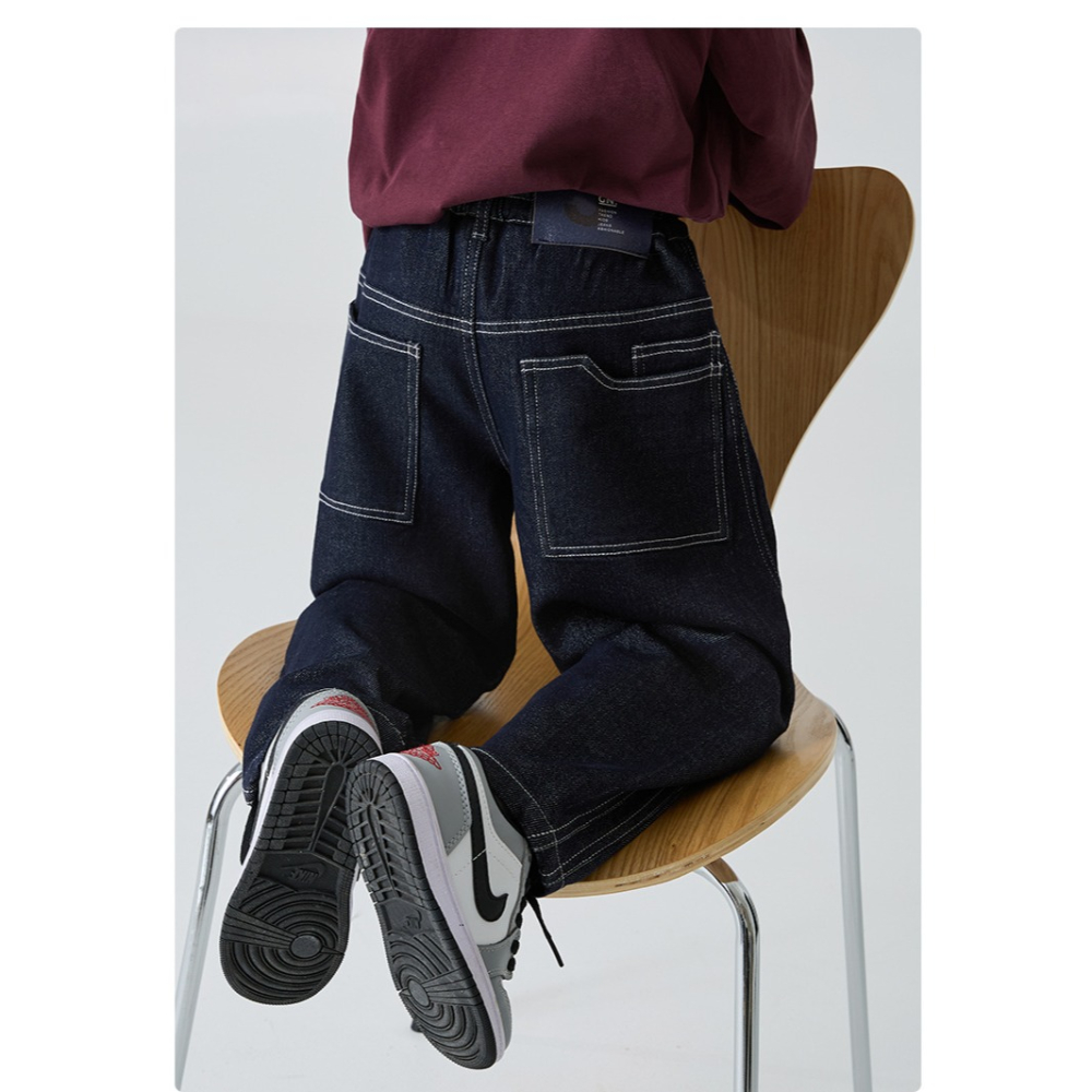 明線牛仔褲S509421-細節圖2