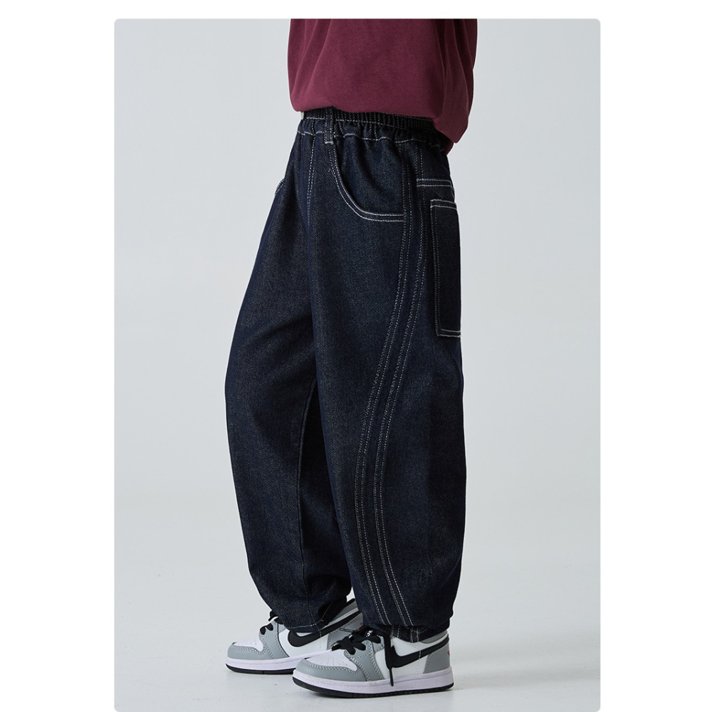 明線牛仔褲S509421-細節圖4