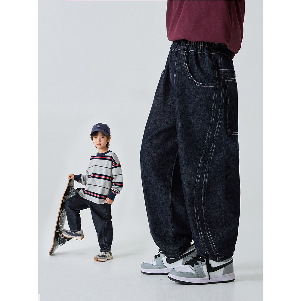 明線牛仔褲S509421-細節圖7