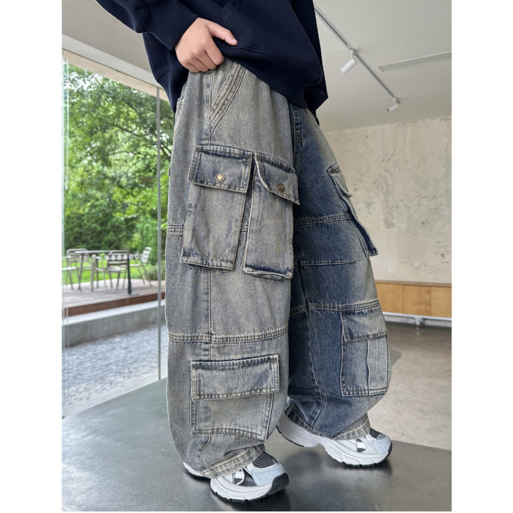 牛仔工裝褲S509422-細節圖7