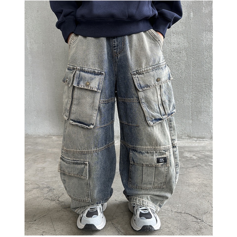 牛仔工裝褲S509422-細節圖9