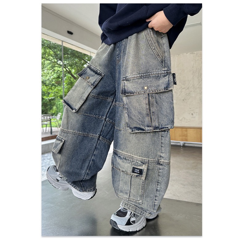 牛仔工裝褲S509422-細節圖11