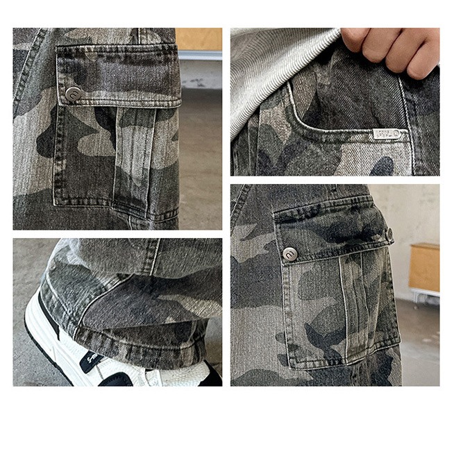 迷彩工裝休閒褲S509423-細節圖2