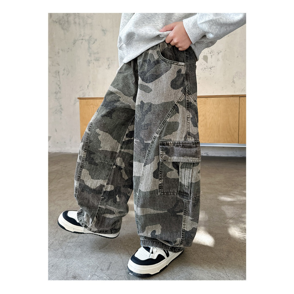 迷彩工裝休閒褲S509423-細節圖3