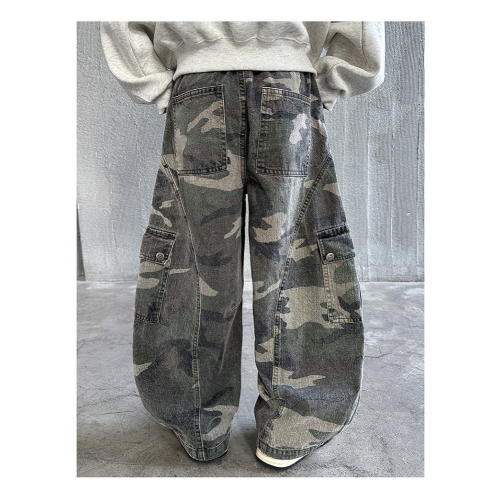 迷彩工裝休閒褲S509423-細節圖4