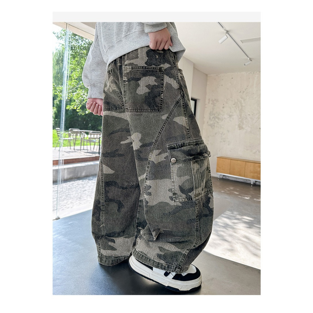 迷彩工裝休閒褲S509423-細節圖7