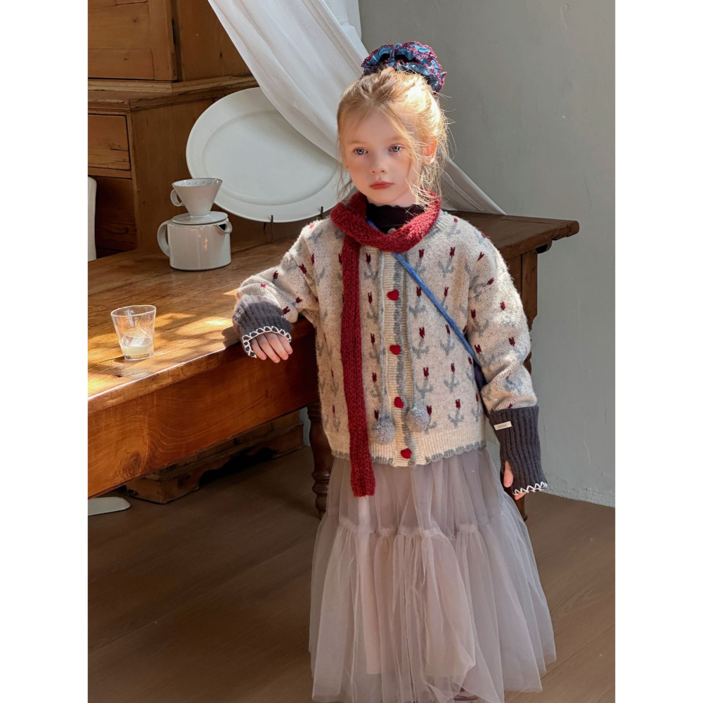 鉤花毛衣外套S509427-細節圖7