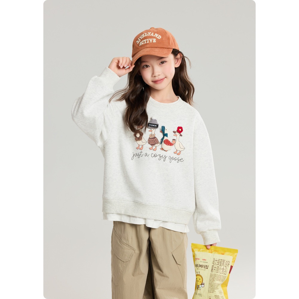 親子-立體公仔假兩件上衣S602102-細節圖4