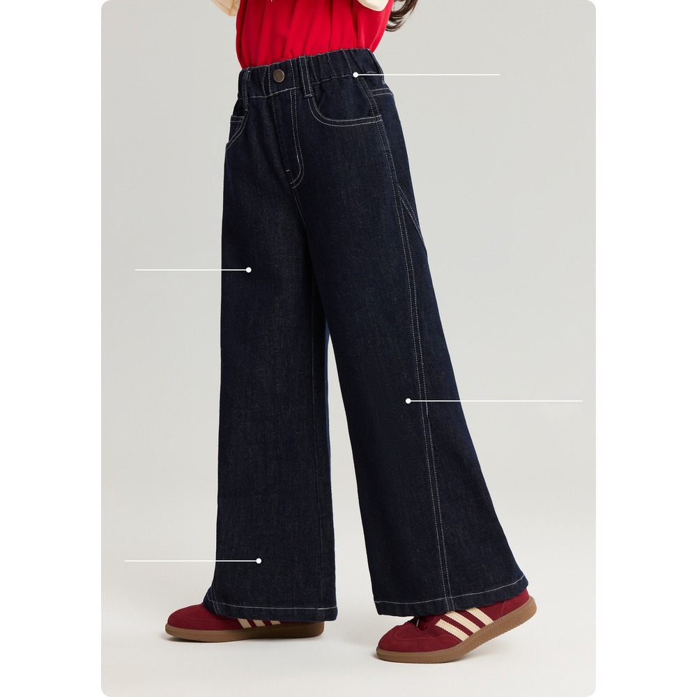 親子-直筒版型復古牛仔褲S602104-細節圖6