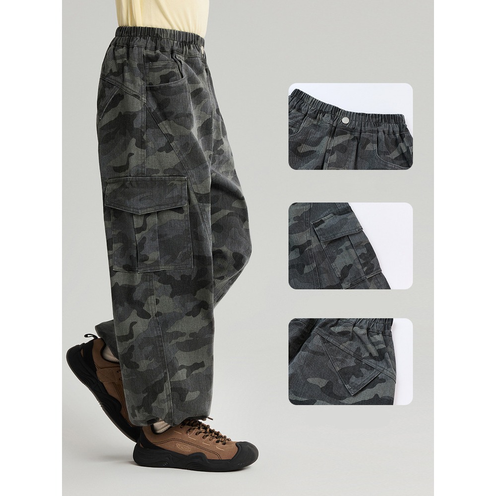 親子-迷彩工裝褲S602105-細節圖3