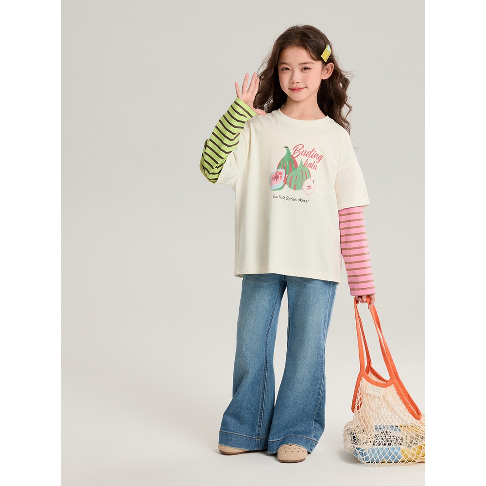 親子-撞色假兩件上衣S602106-細節圖4