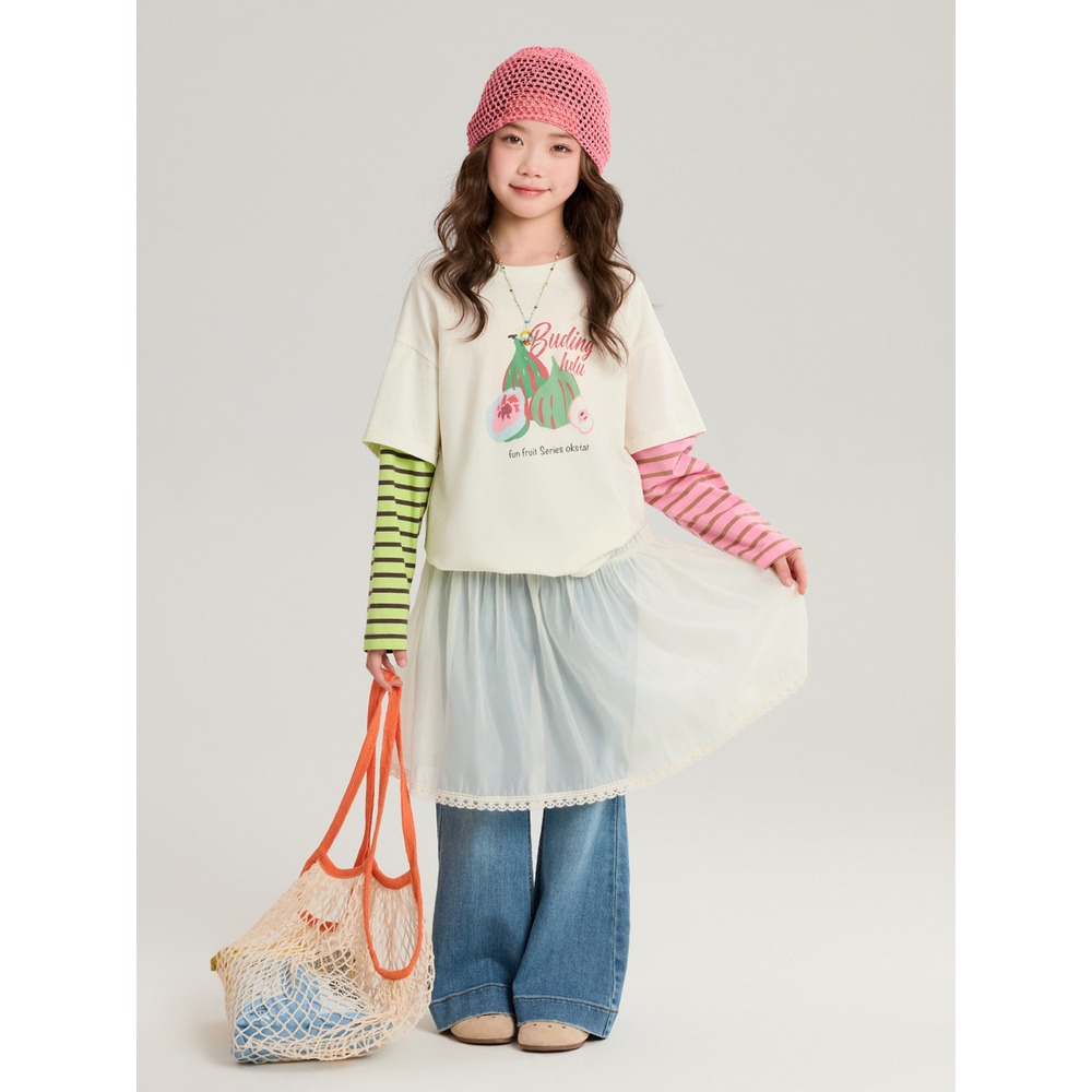 親子-撞色假兩件上衣S602106-細節圖6