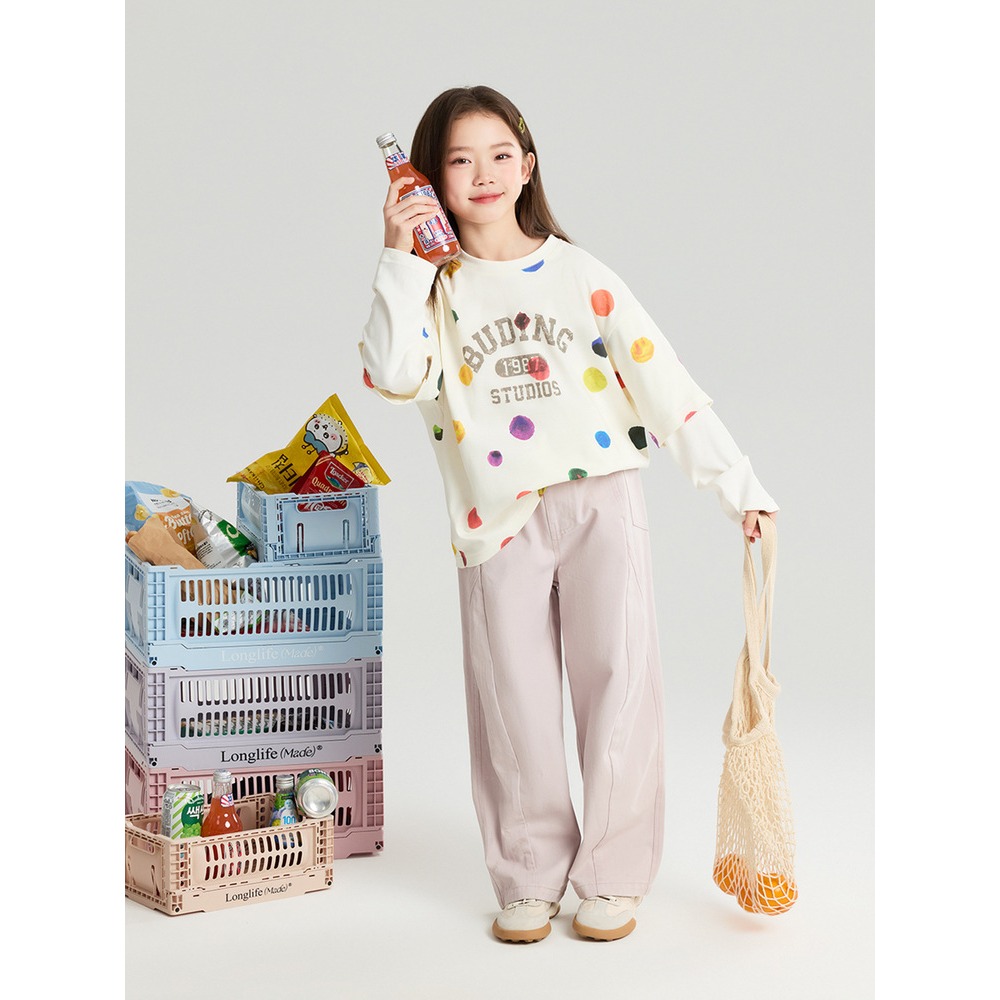 親子-立體剪裁設休閒褲S602107-細節圖5