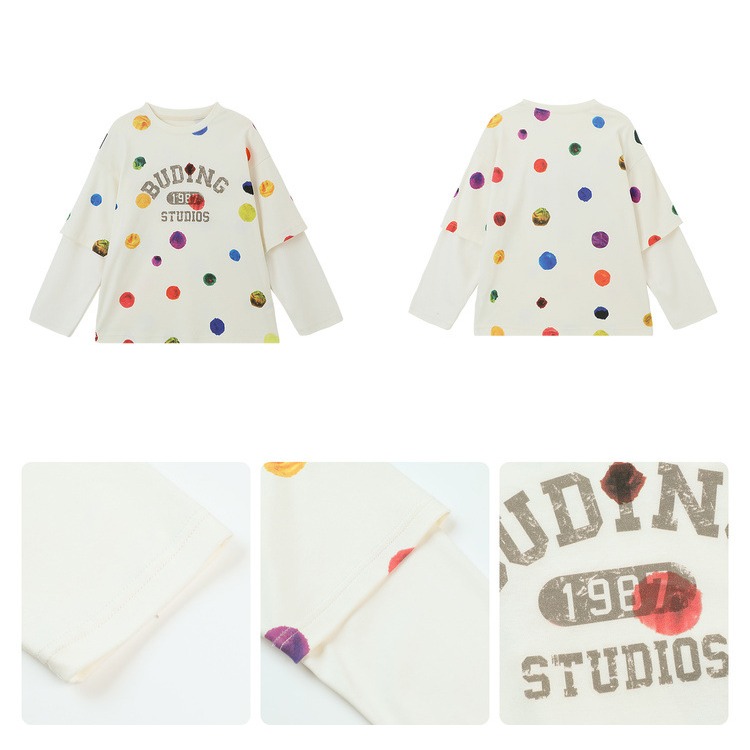 親子-彩色波點假兩件S602108-細節圖8