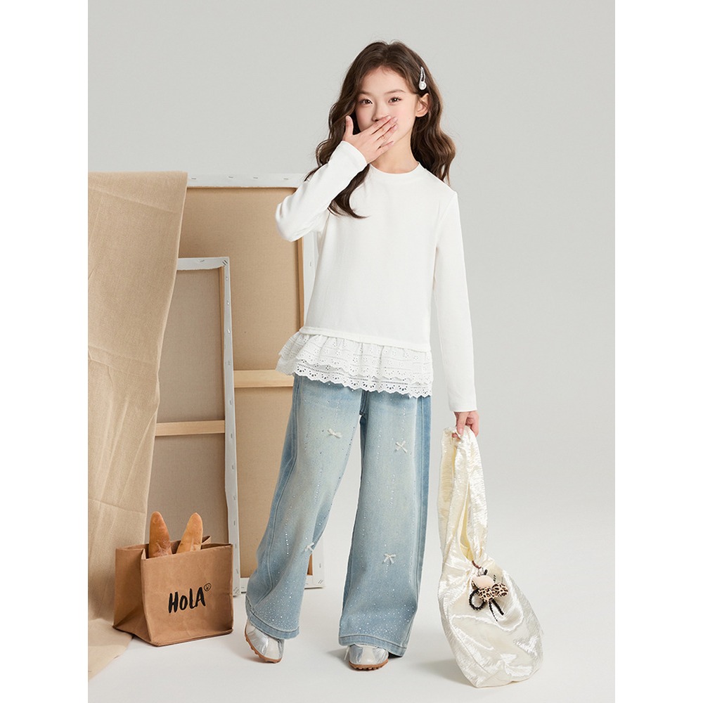 親子-雙層花邊上衣S602110-細節圖5