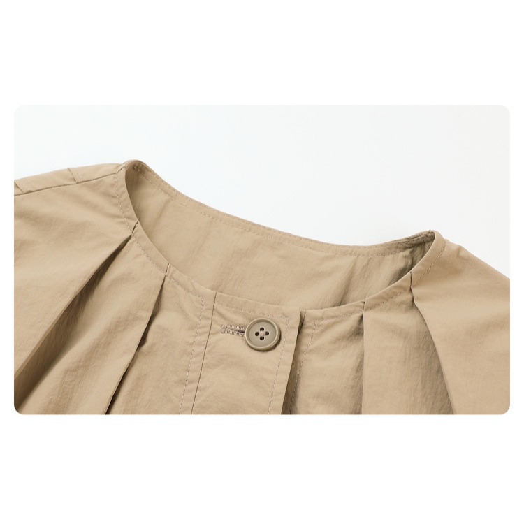 親子-純色紐扣開衫上衣S602115-細節圖9