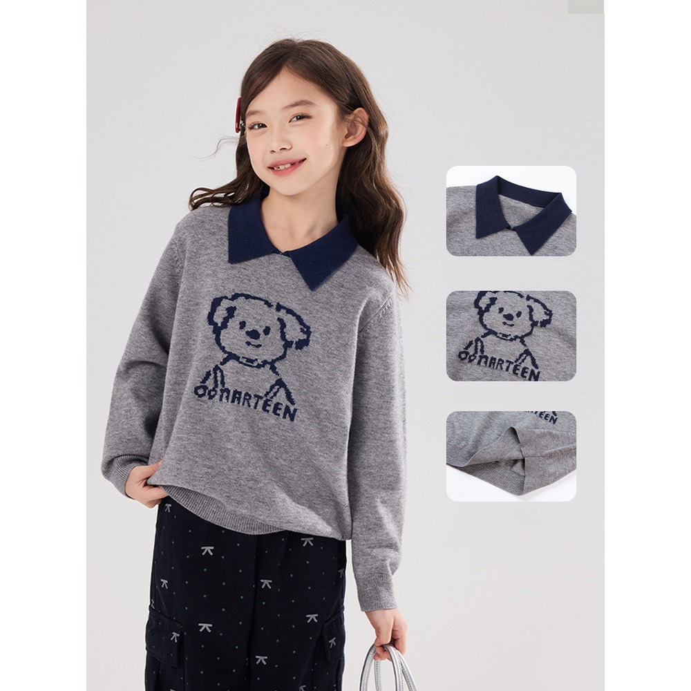 親子-翻領長袖針織衫S602117-細節圖3