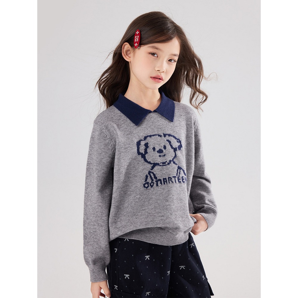 親子-翻領長袖針織衫S602117-細節圖4