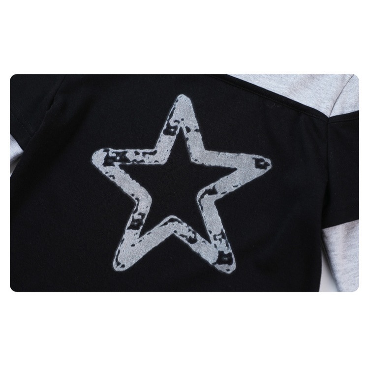 親子-撞色拼接長袖T恤S602118-細節圖10