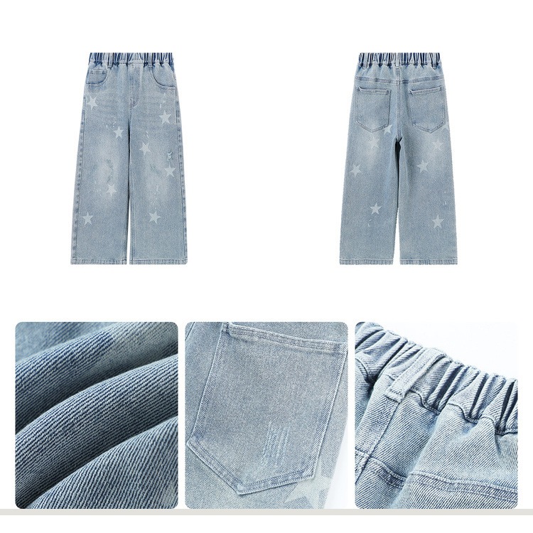 親子-直筒星星牛仔褲S602122-細節圖8