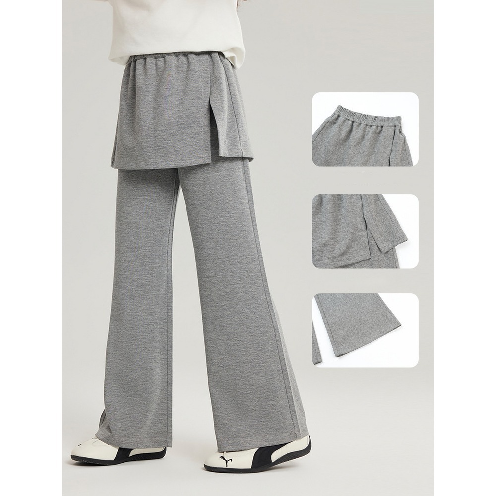 親子-美式假兩件休閒褲S602202-細節圖3