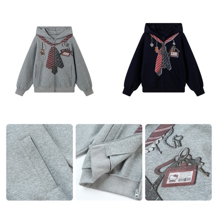 親子-時尚感短款連帽外套S602203-細節圖11