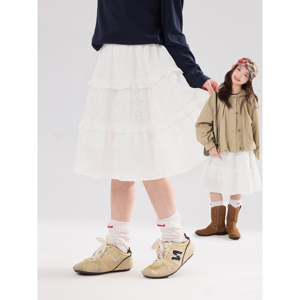 親子-鏤空設計花邊裙S602204-細節圖2