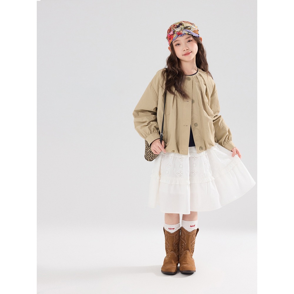 親子-鏤空設計花邊裙S602204-細節圖4