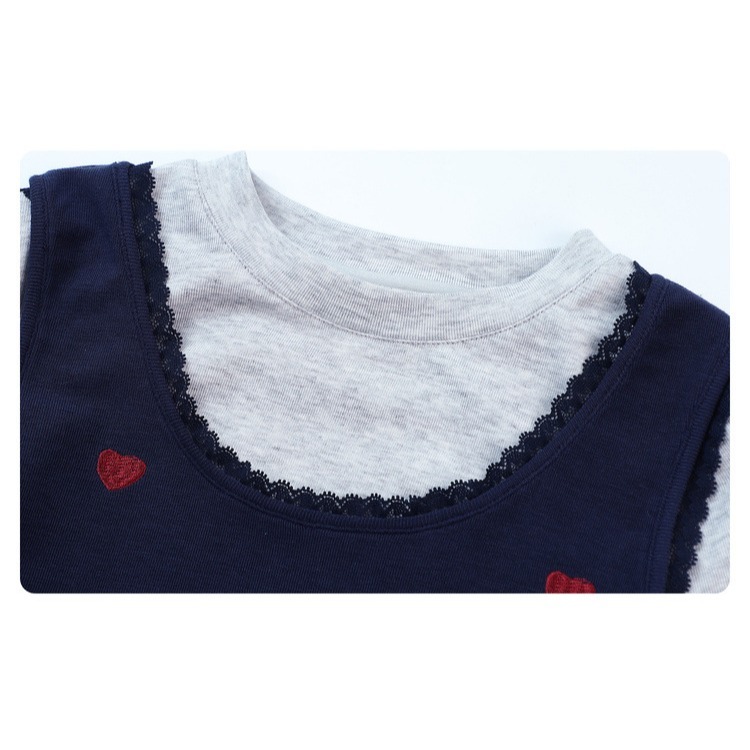 親子-愛心背心上衣套裝S602205-細節圖8