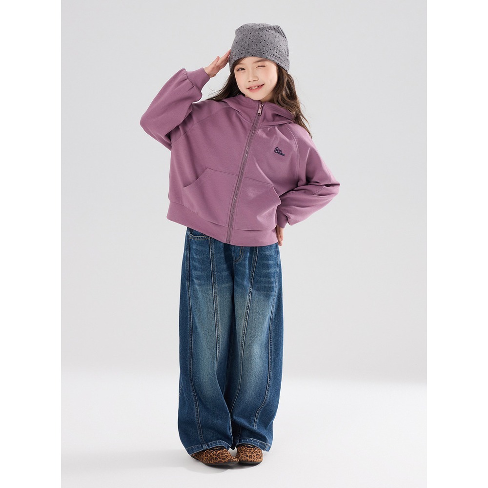 親子-闊腿牛仔褲S602206-細節圖4