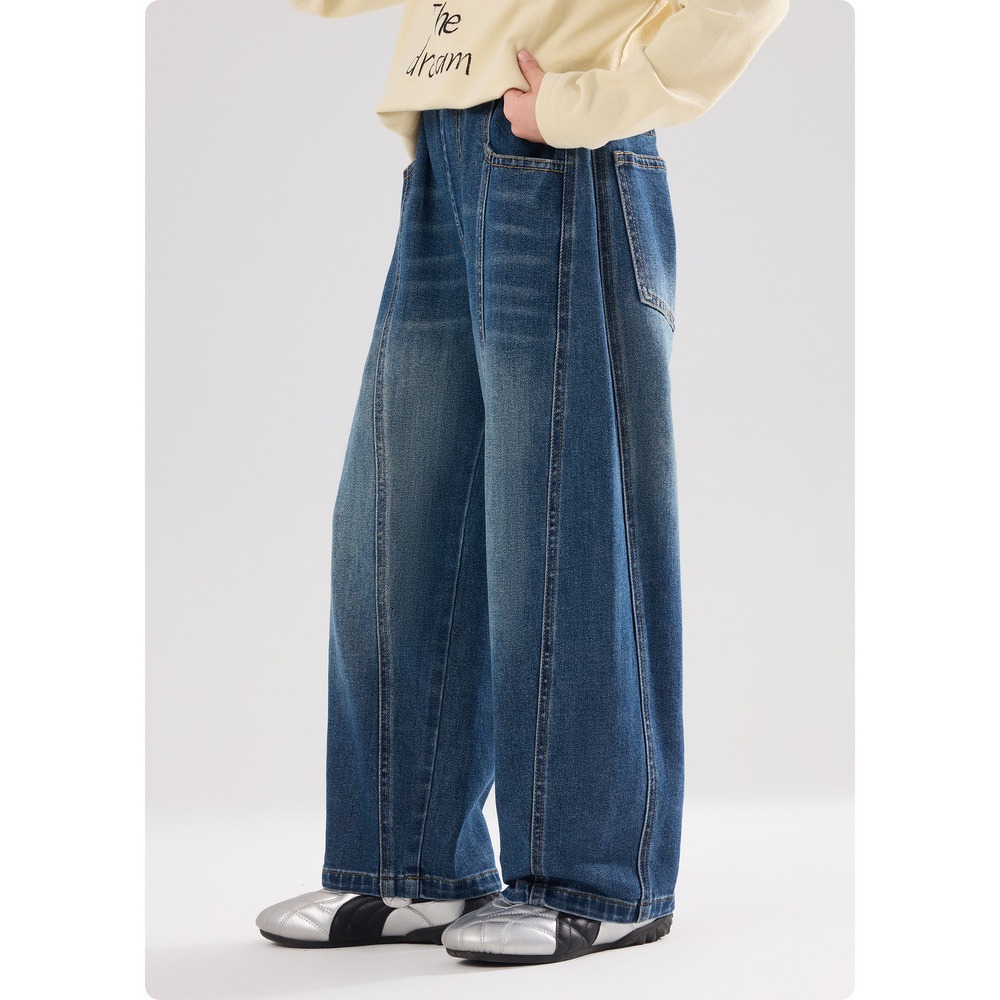 親子-闊腿牛仔褲S602206-細節圖5