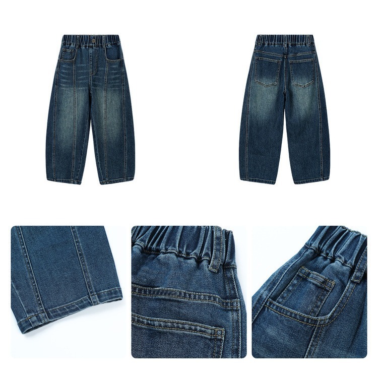 親子-闊腿牛仔褲S602206-細節圖7