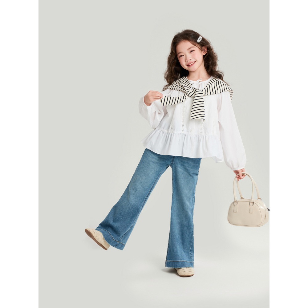 親子-溫柔風蝴蝶結上衣S602207-細節圖2