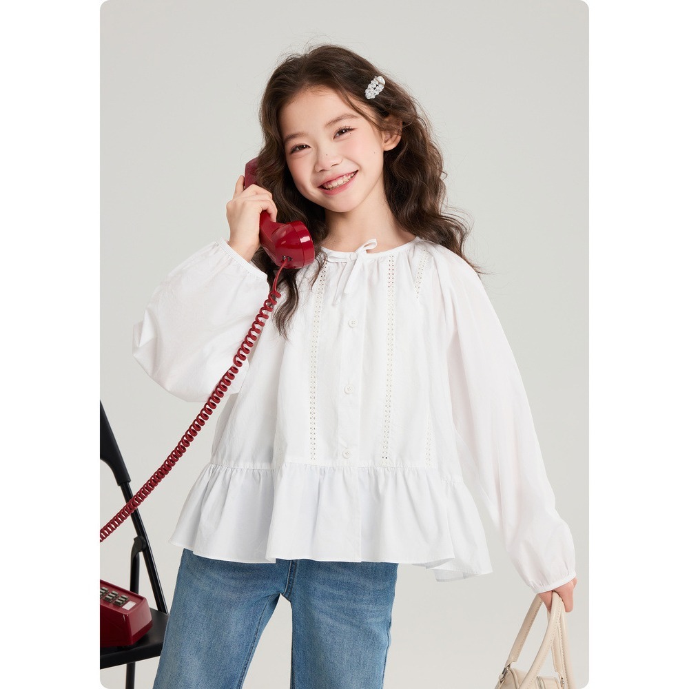 親子-溫柔風蝴蝶結上衣S602207-細節圖6