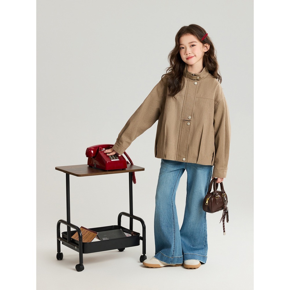 親子-短立領夾克上衣S602208-細節圖5