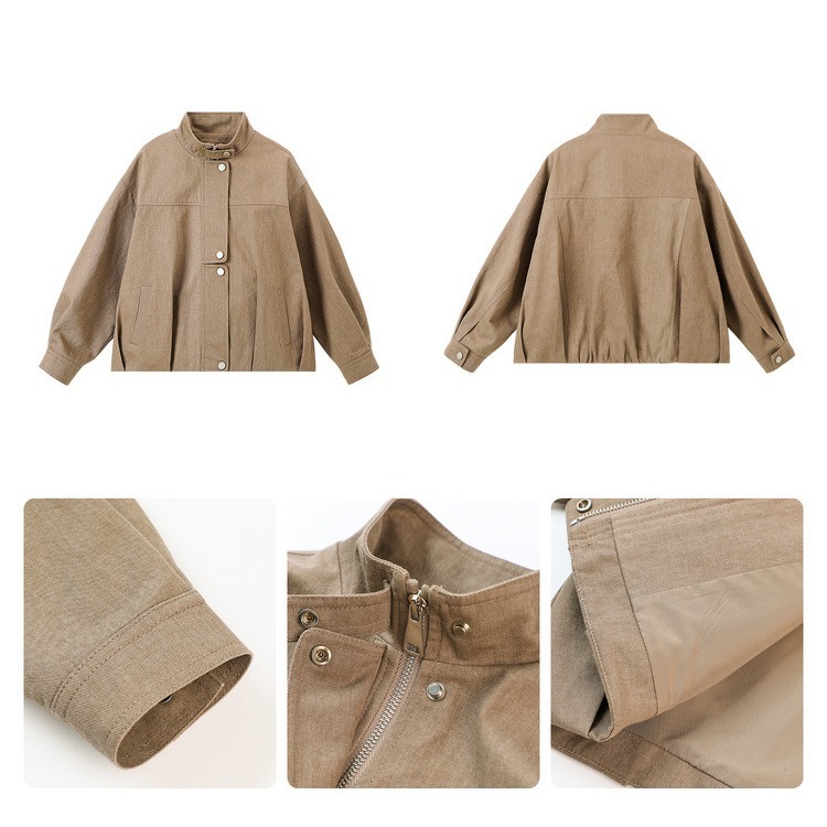 親子-短立領夾克上衣S602208-細節圖8