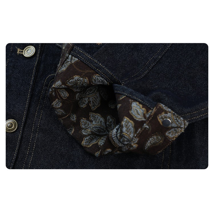 親子-印花復古撞色牛仔外套S602209-細節圖9