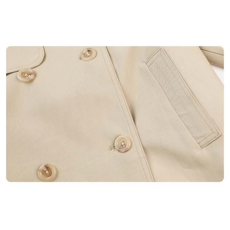 親子-卡其風衣外套S602210-細節圖9