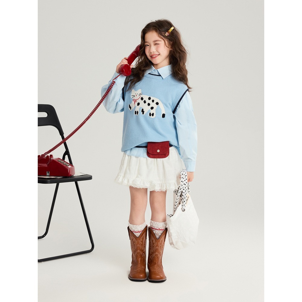 親子-元氣花邊短裙S602211-細節圖5