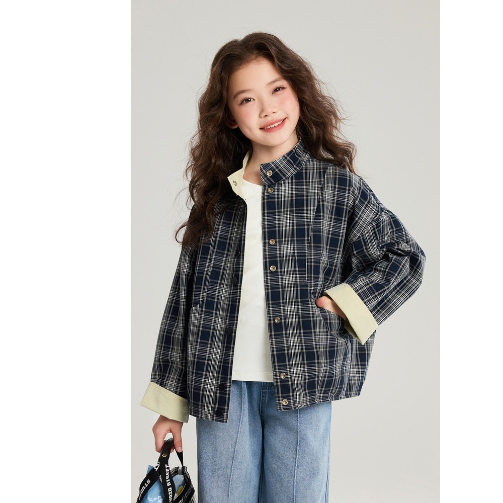 親子-雙面穿立領開衫S602216-細節圖2