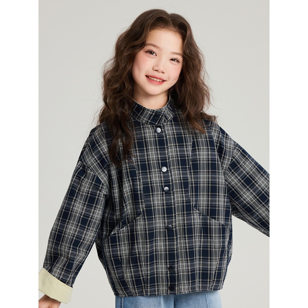 親子-雙面穿立領開衫S602216-細節圖3