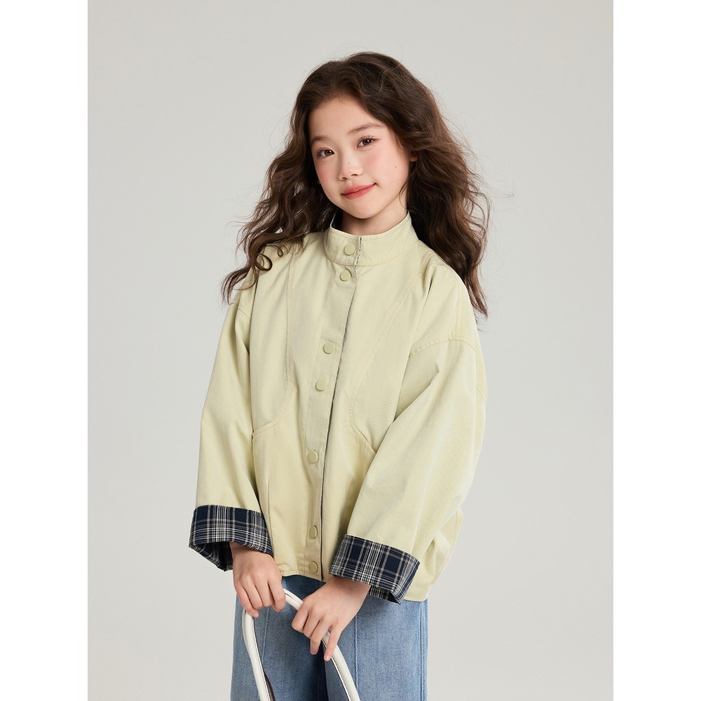 親子-雙面穿立領開衫S602216-細節圖4