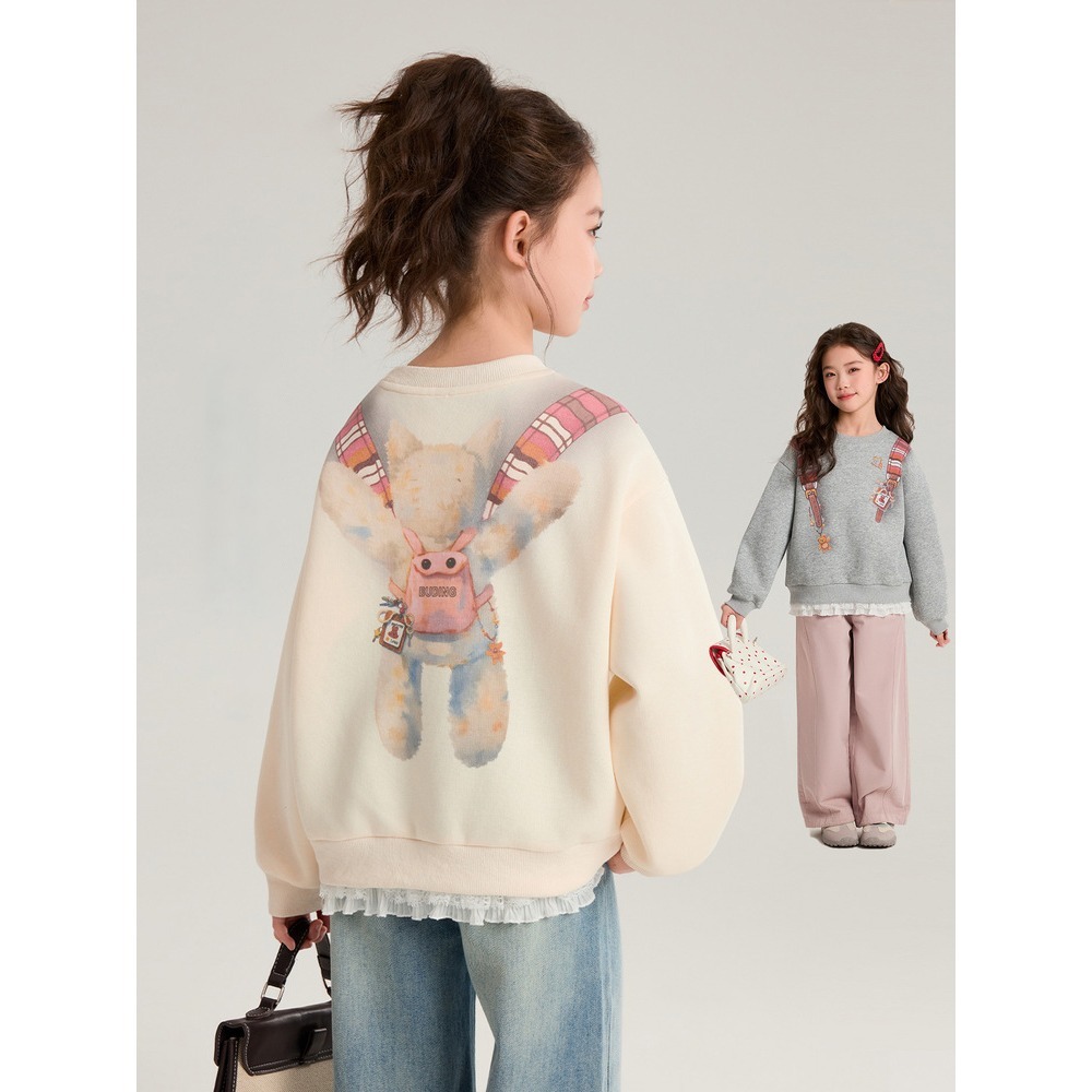 親子-小熊背包印花上衣S602218-細節圖2