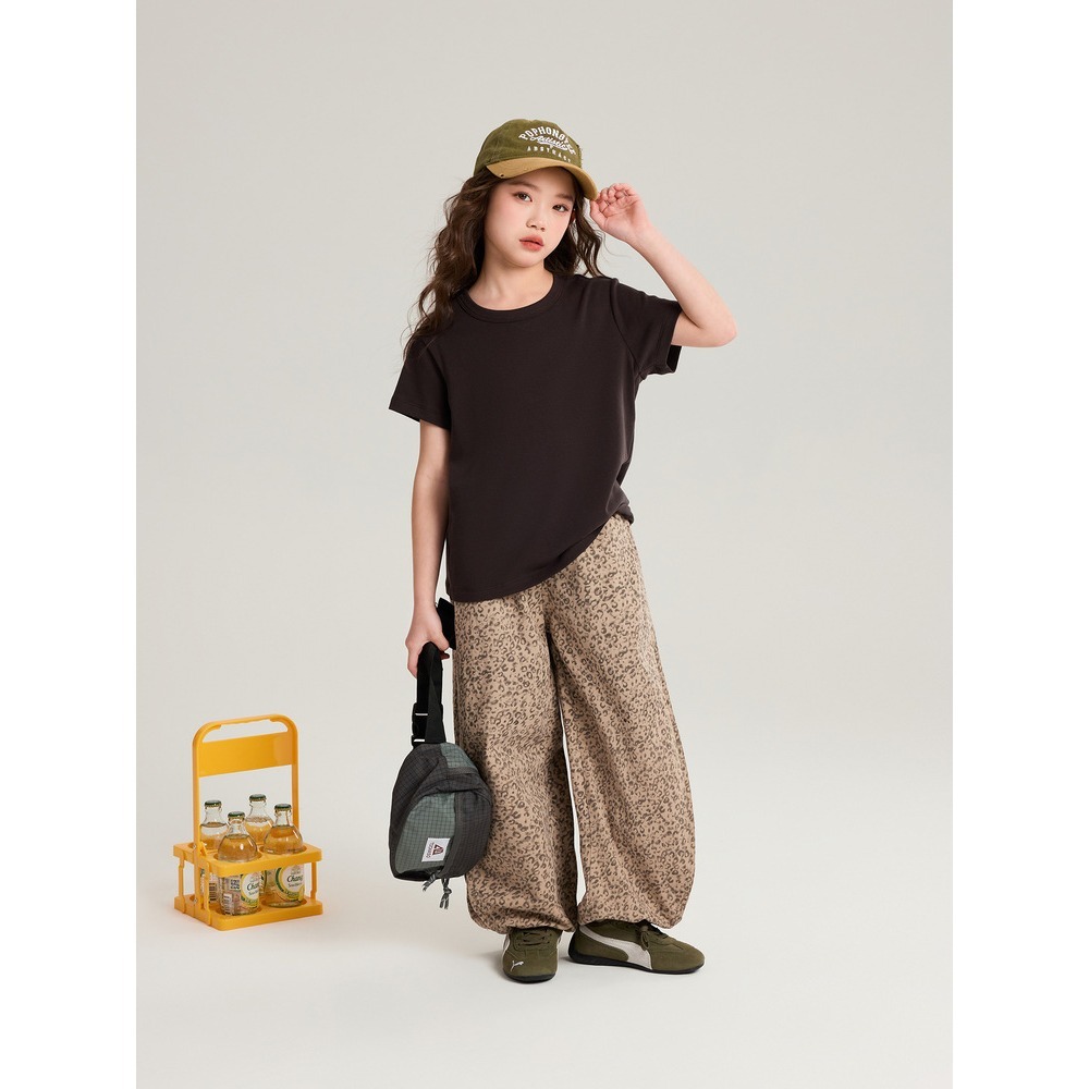 親子-美式甜酷豹紋褲S602219-細節圖5