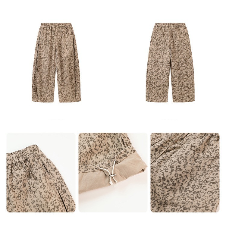 親子-美式甜酷豹紋褲S602219-細節圖11