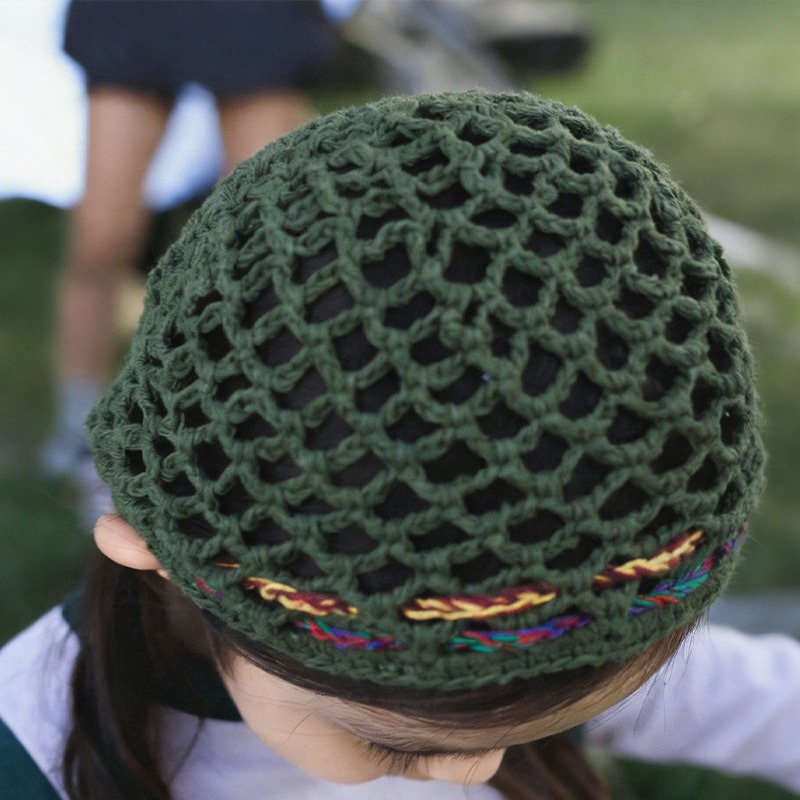 手工鉤織毛線帽S602224-細節圖3