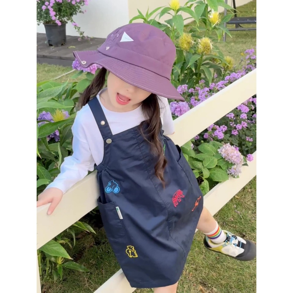 親子-可調節工裝裙S602225-細節圖2