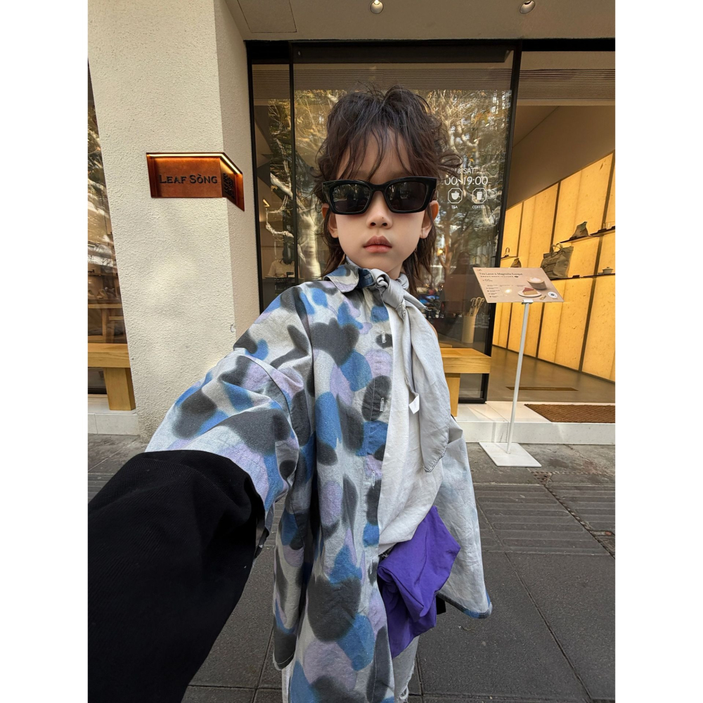 印花棉布水洗假兩件襯衫S602309-細節圖10