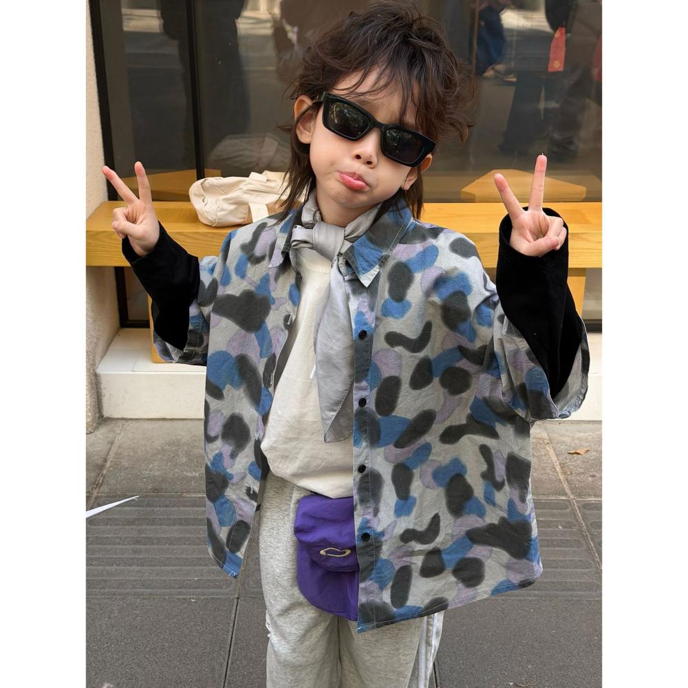 印花棉布水洗假兩件襯衫S602309-細節圖11